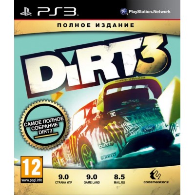 Dirt 3 Полное издание [PS3, английская версия]